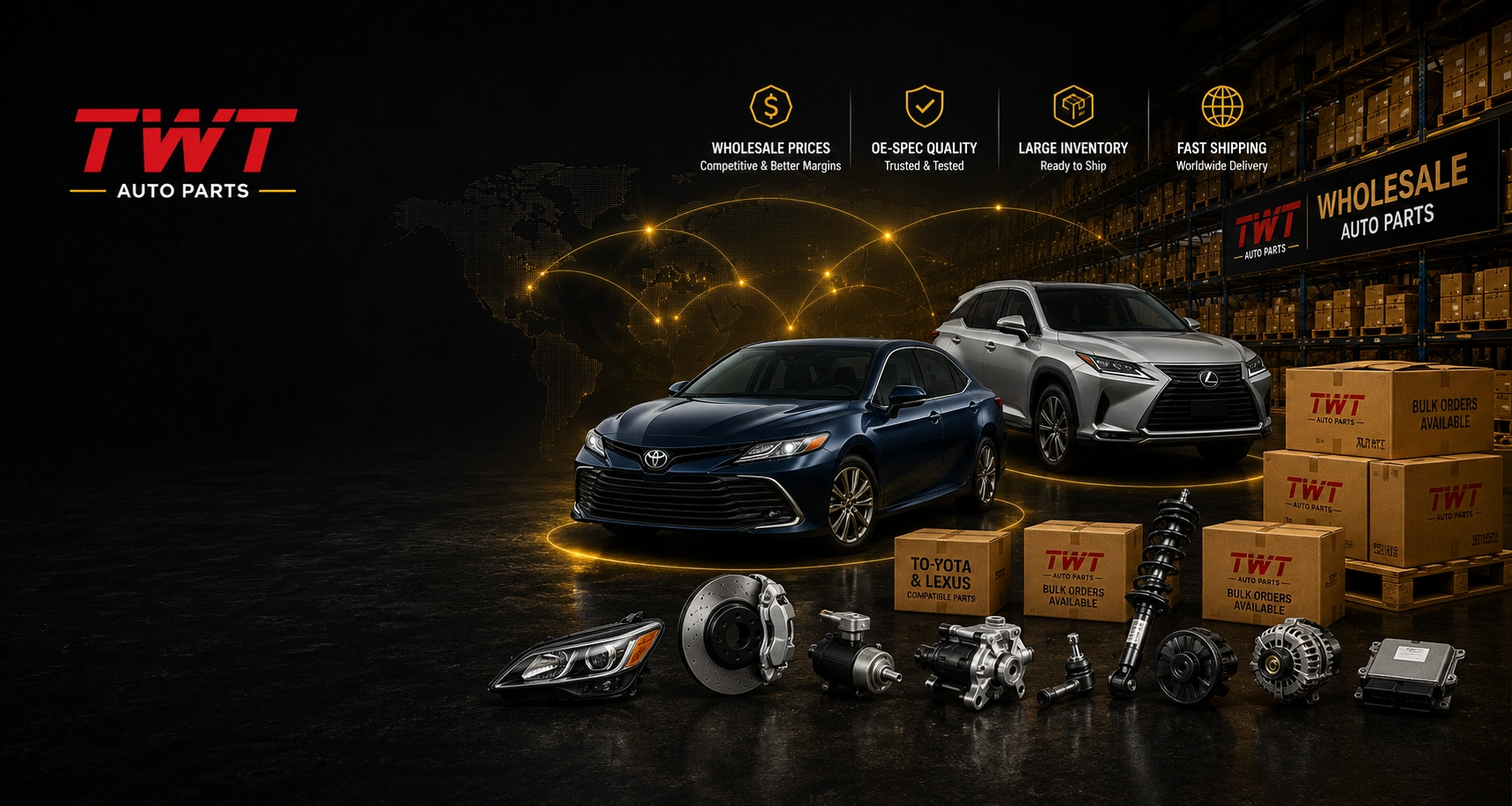 TWT Auto Parts wholesale banner